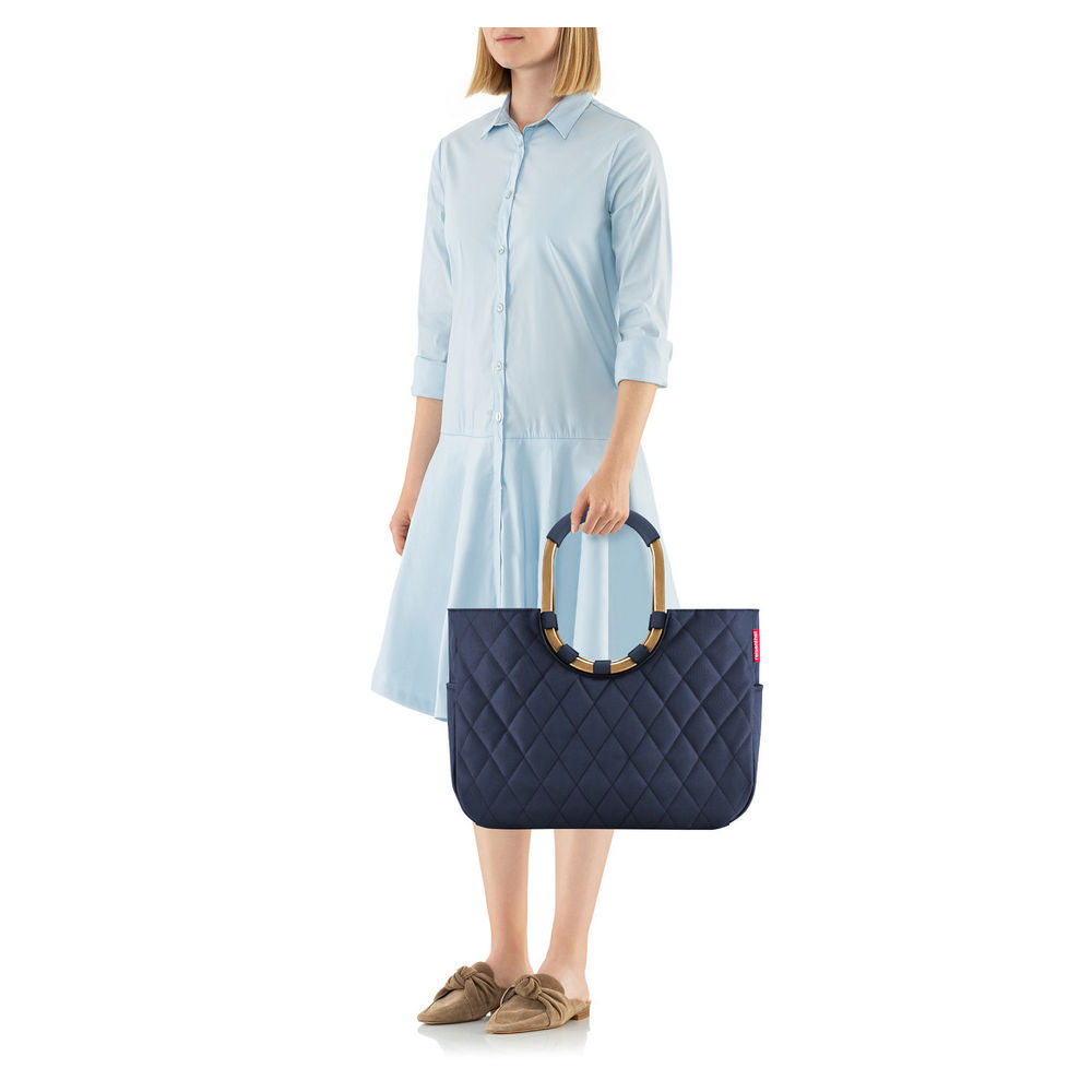Reisenthel Loopshopper L rhombus midnight gold Taschen & Rucksaecke