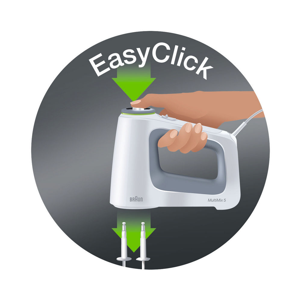 Braun Handmixer MultiMix 5 HM 5000WH Kuechenkleingeraete