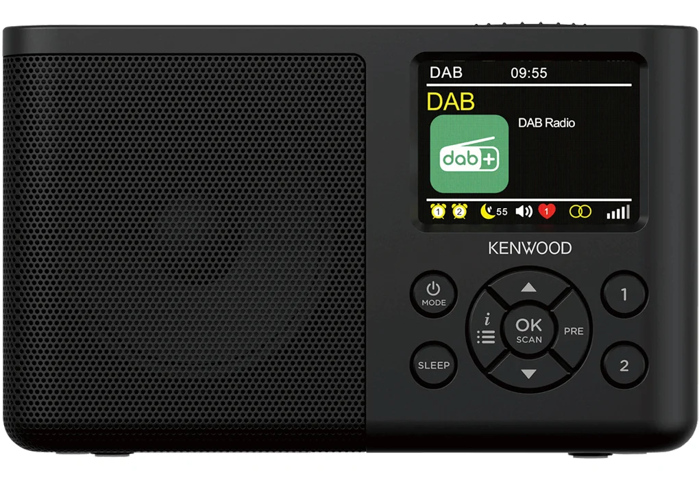 Kenwood CR M33DAB Tragbar Digital Schwarz Video & Audio