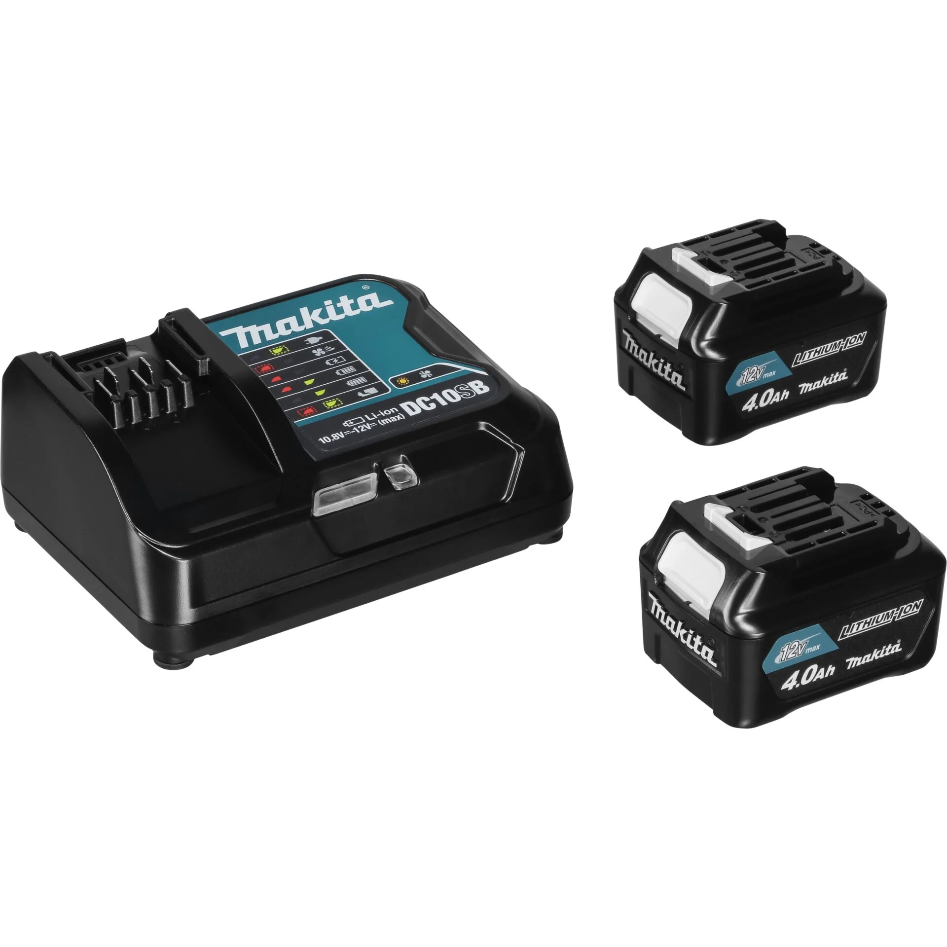 Makita Energy Kit 197641 2 2x BL1041B DC10SB Werkzeug-Akkus