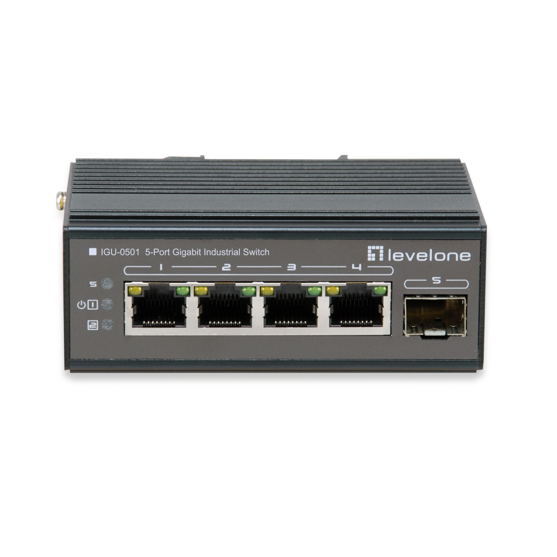 LevelOne IGU 0501 Netzwerk Switch Gigabit Ethernet  10 100 1000  Schwarz Switches