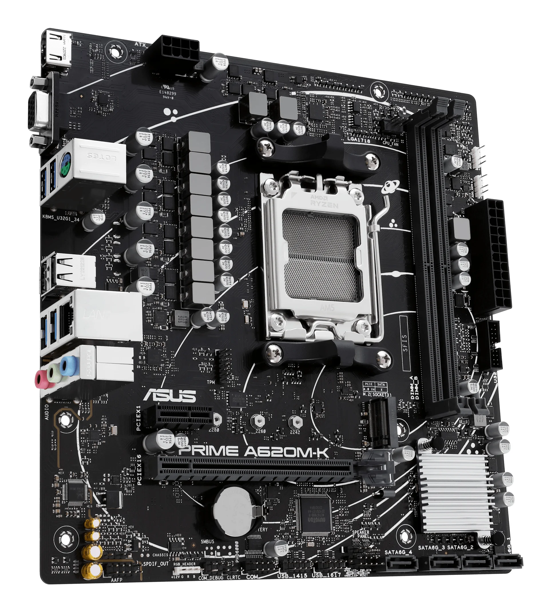 ASUS PRIME A620M K AMD A620 Sockel AM5 micro ATX PC-Zubehoer