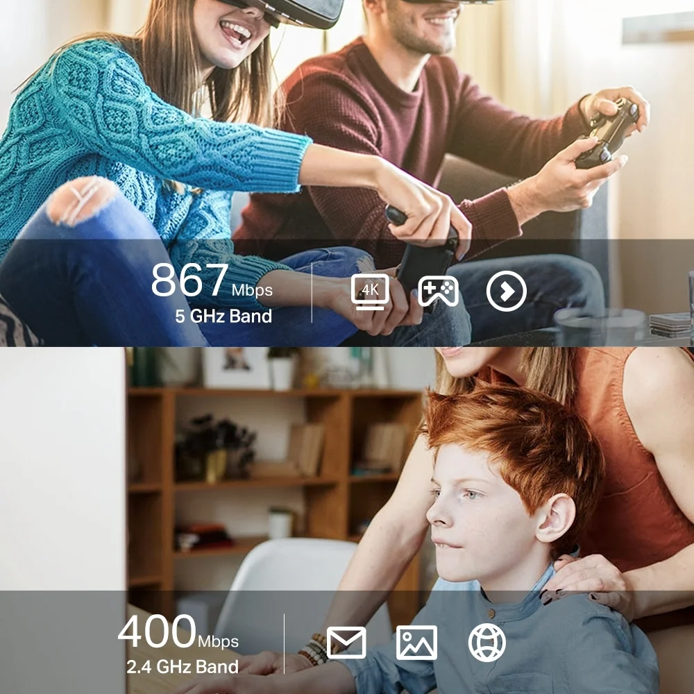 TP Link AC1300 Nano Drahtlos MU MIMO USB Adapter Netzwerk