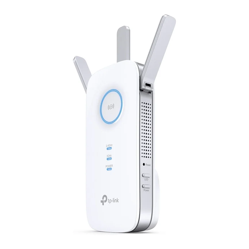 TP Link RE450 Wi Fi Range Extender   1200 Mbps   Dual Band   Gigabit Ethernet   Weiss Repeater