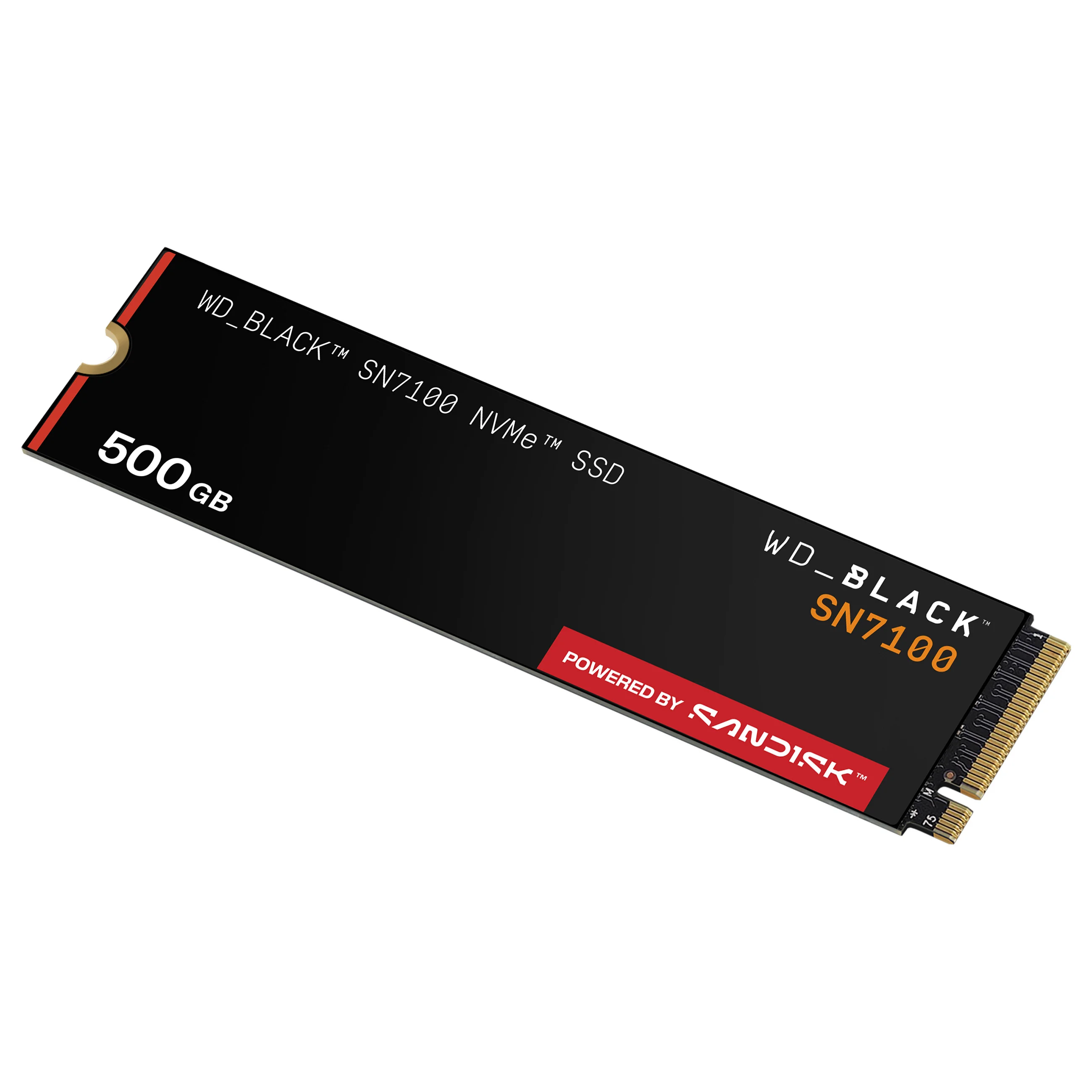 Western Digital M 2 WD Black SN7100 NVMe 500GB 2280 Speichermedien
