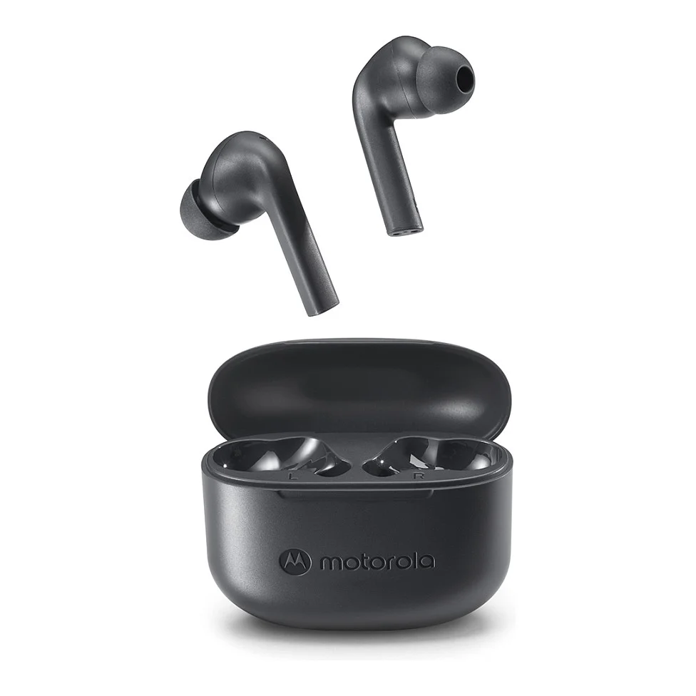 Motorola MOTO BUDS 065 Kopfhoerer True Wireless Stereo  TWS  im Ohr Anrufe Musik USB Typ C Bluetooth Schwarz Over-Ear