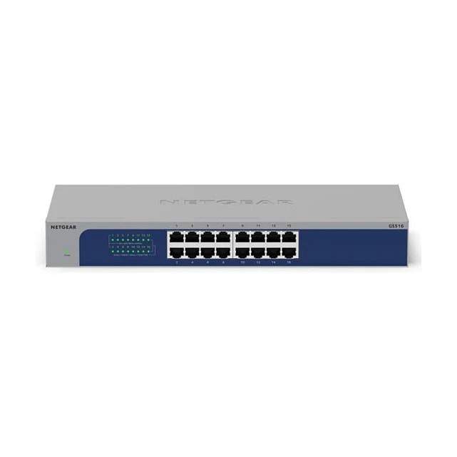 NETGEAR GS516 300EUS Netzwerk Switch Unmanaged Gigabit Ethernet  10 100 1000  Grau Switches