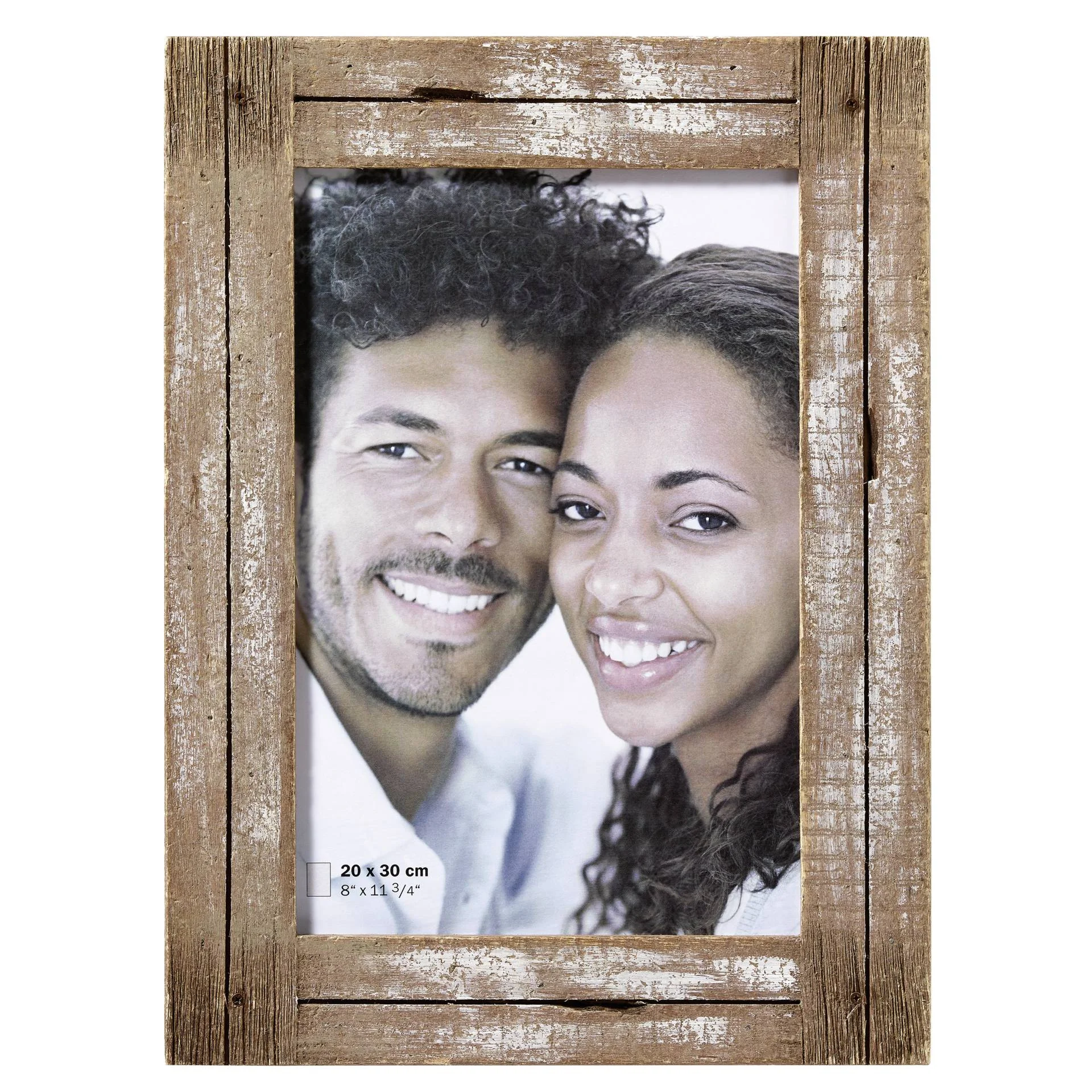 Walther Dupla 20x30 Holz Portrait weiss natur YA030W Bilderrahmen