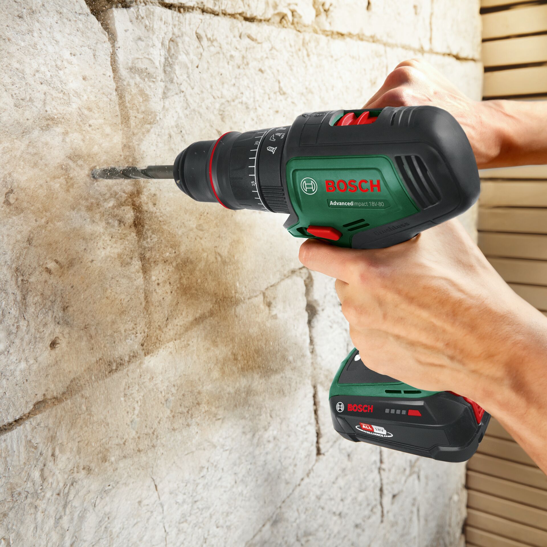 Bosch AdvancedImpact 18V Akku Schlagbohrmaschine Bohrer & Schrauber