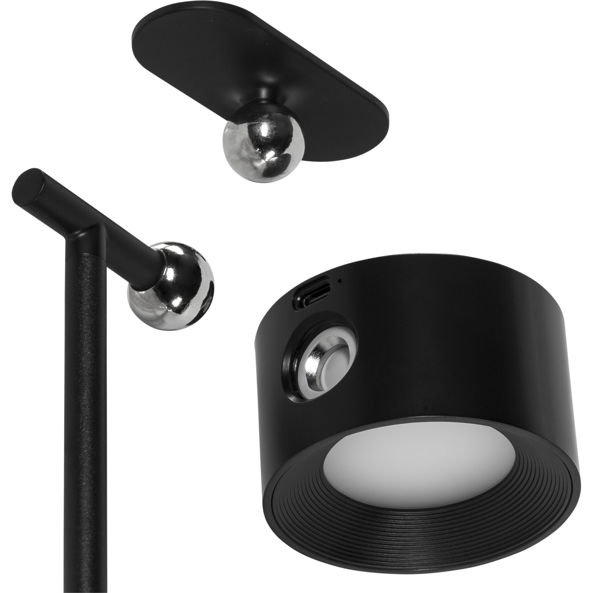 Century LED Lampe PIXEL schwarz 1 8W 4000K Dimm  IP20 Beleuchtung