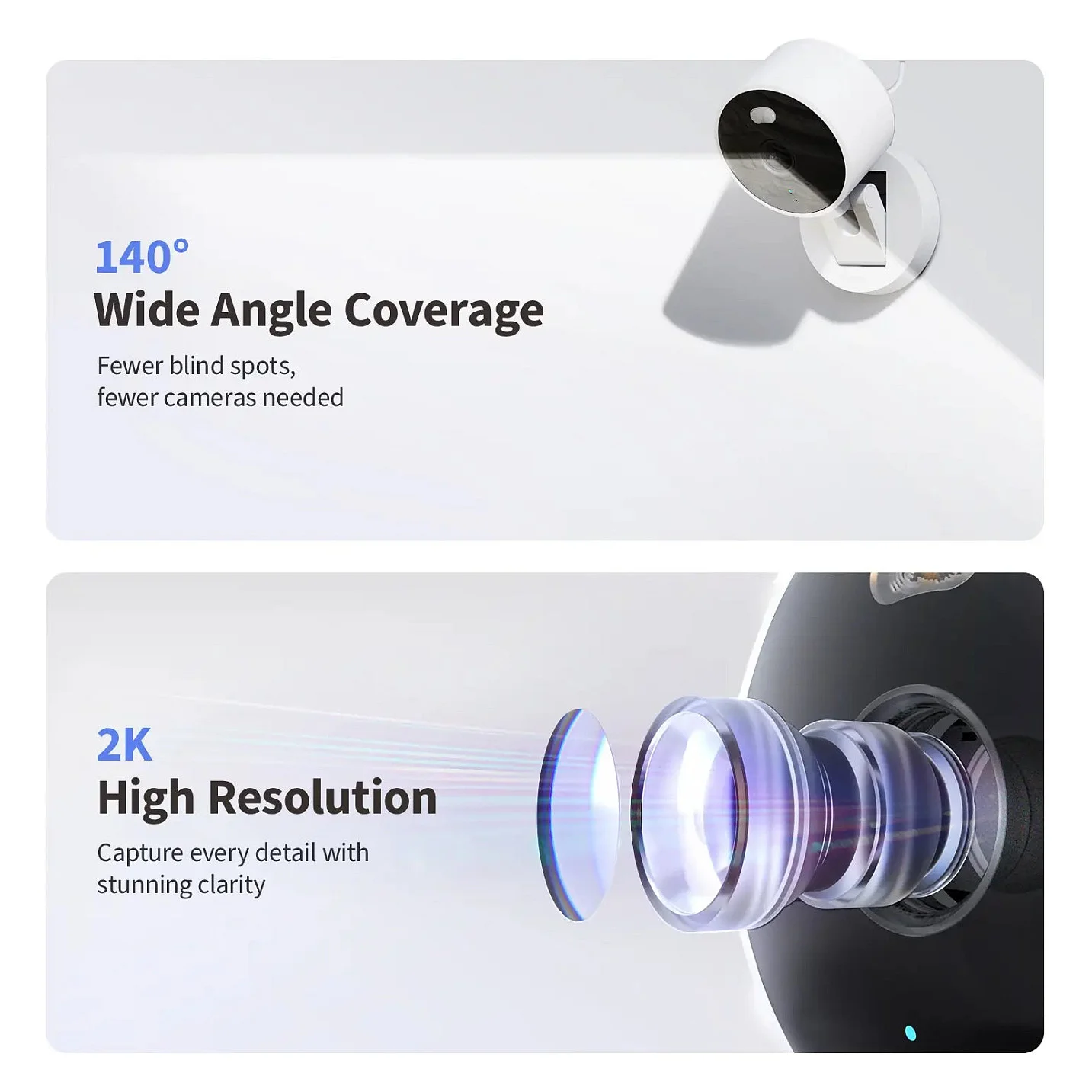Aqara Camera G100 Select Ueberwachungskamera schwarz Smart Home