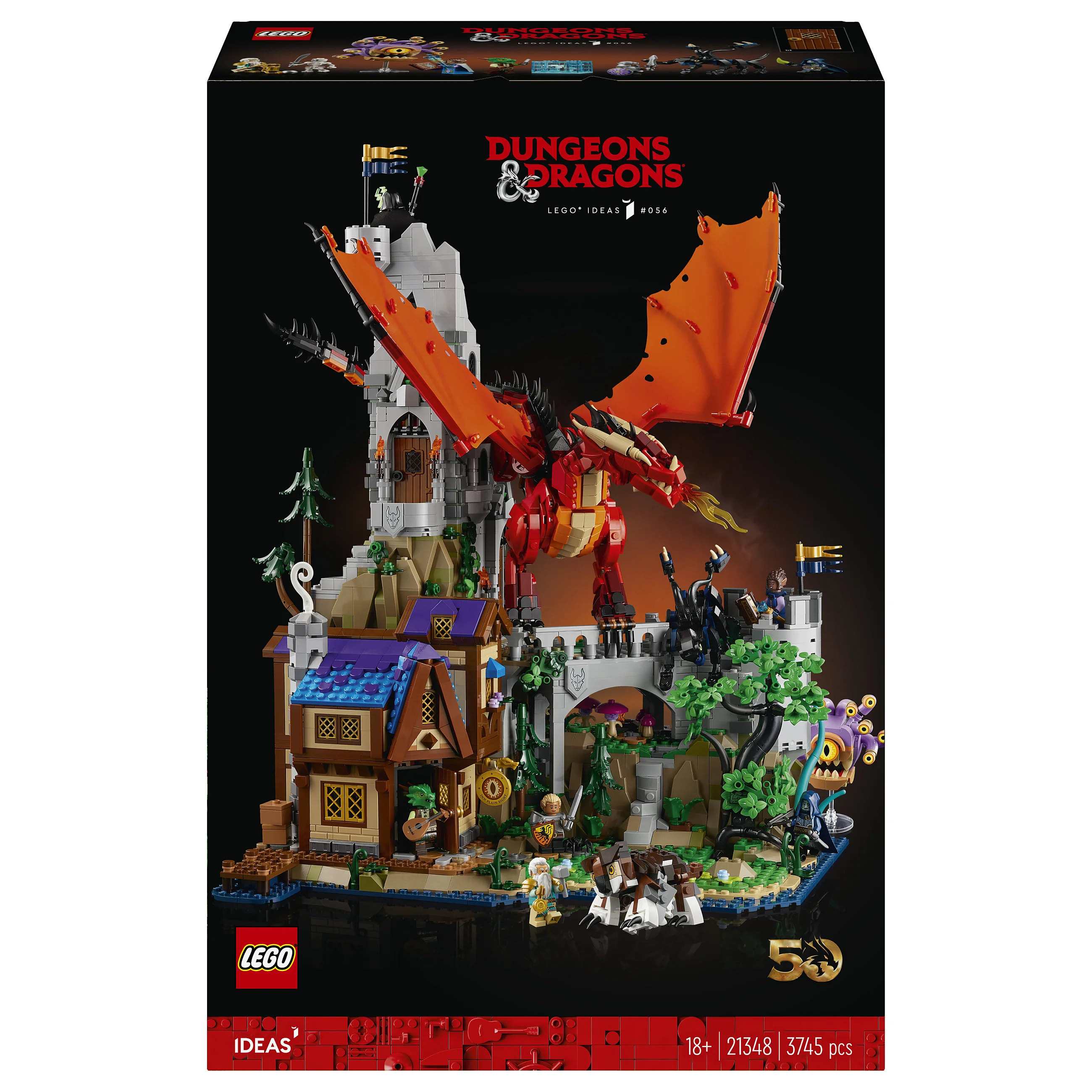 LEGO Ideas Dungeons Dragons Die Sage vom Roten Drachen