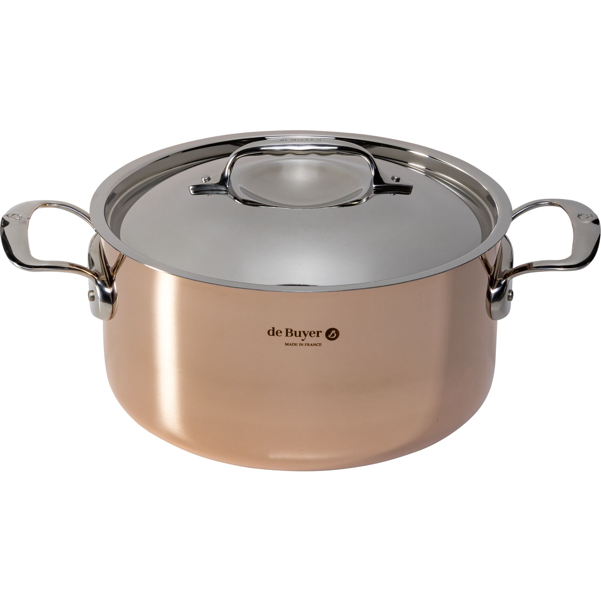 De Buyer Prima Matera Bratentopf Kupfer Edels  24 cm induktion Pfannen & Toepfe