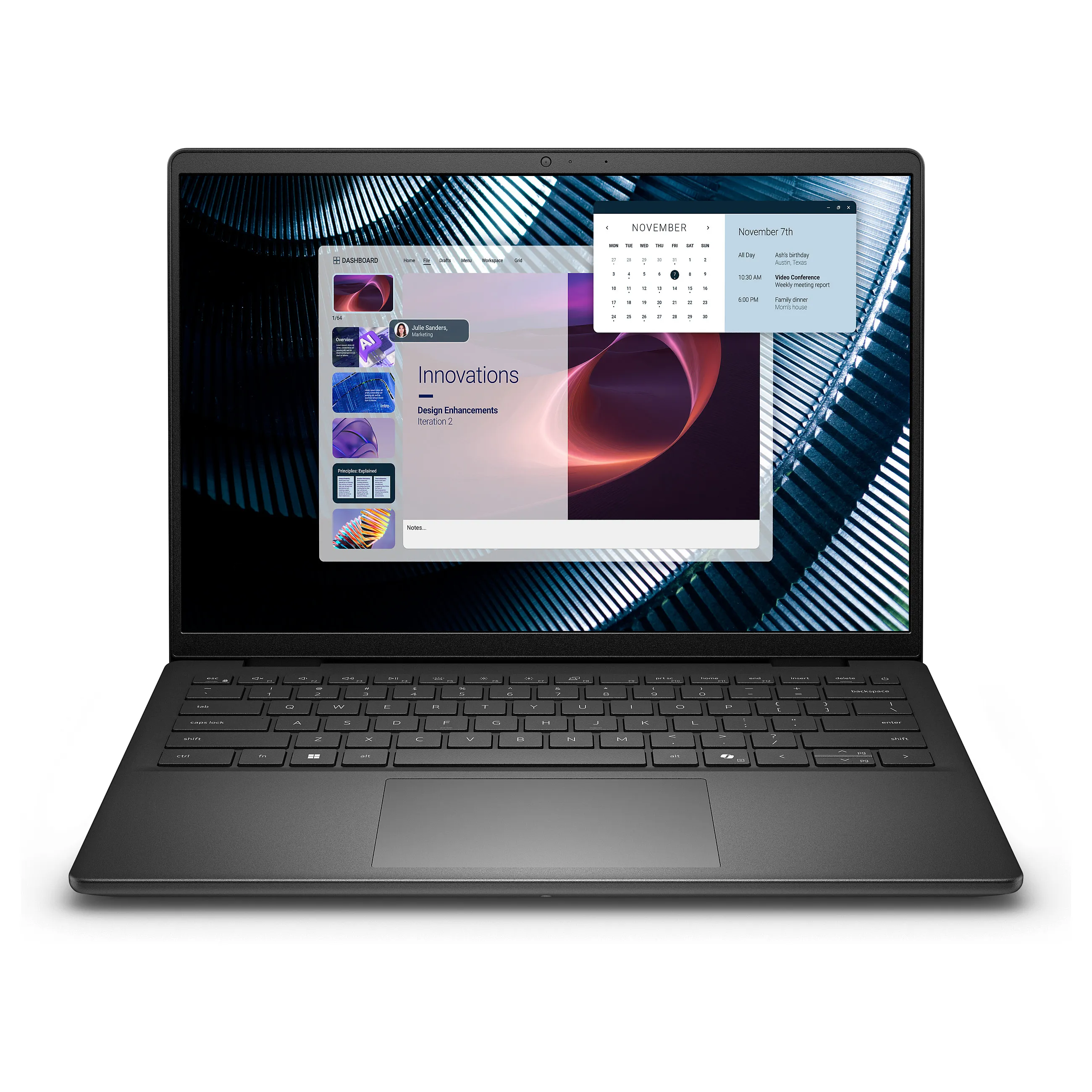 DELL Pro 14 Essential PV14250 Intel Core 7 150U Laptop 35 6 cm  14   Full HD  16 GB DDR5 SDRAM 1 TB SSD Wi Fi 6  802 11ax  Windows 11 Pro Deutsch Schwarz Notebooks & E-Book Reader