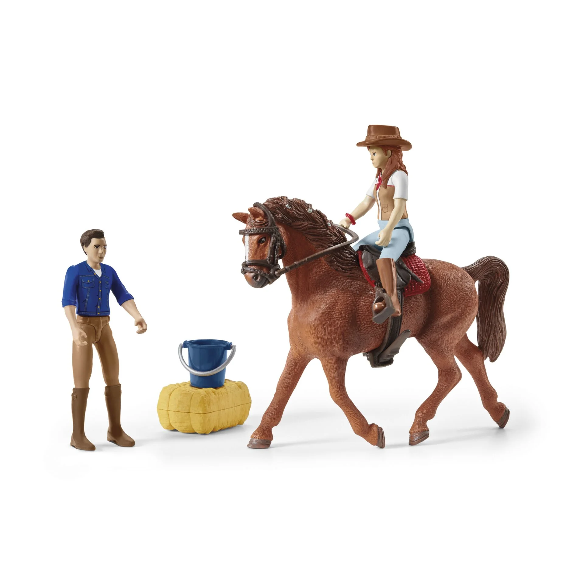 Schleich Horse Club 42535 Abenteuer m Auto u Pferdeanhaenge Spielfiguren
