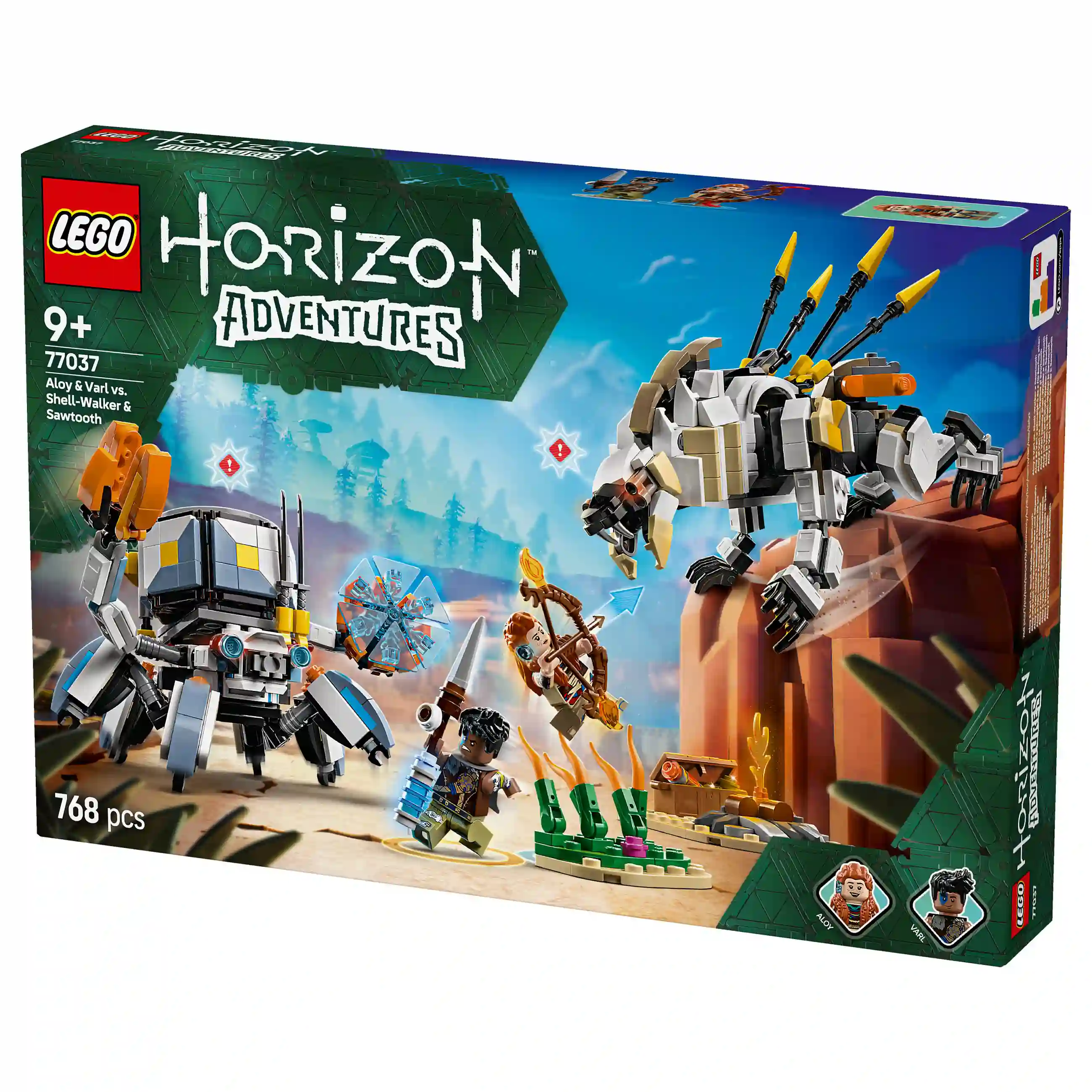 LEGO 77037 Horizon Adventures Aloy und Varl vs  Panzerwanderer und Sgezahn Spielwaren