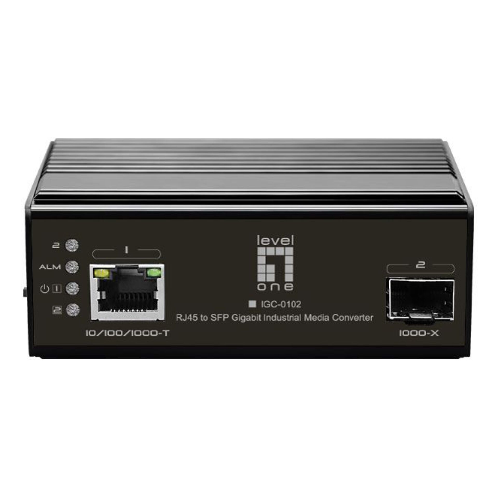 LevelOne IGC 0102 Netzwerk Medienkonverter 1000 Mbit s Schwarz