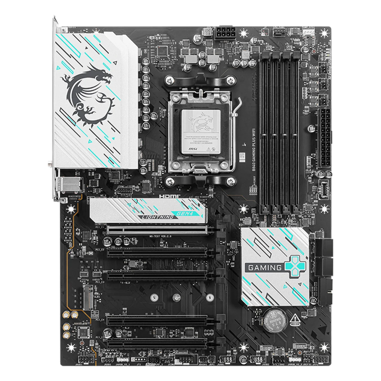 MSI B840 GAMING PLUS WIFI Motherboard AMD B840 Sockel AM5 ATX PC-Zubehoer