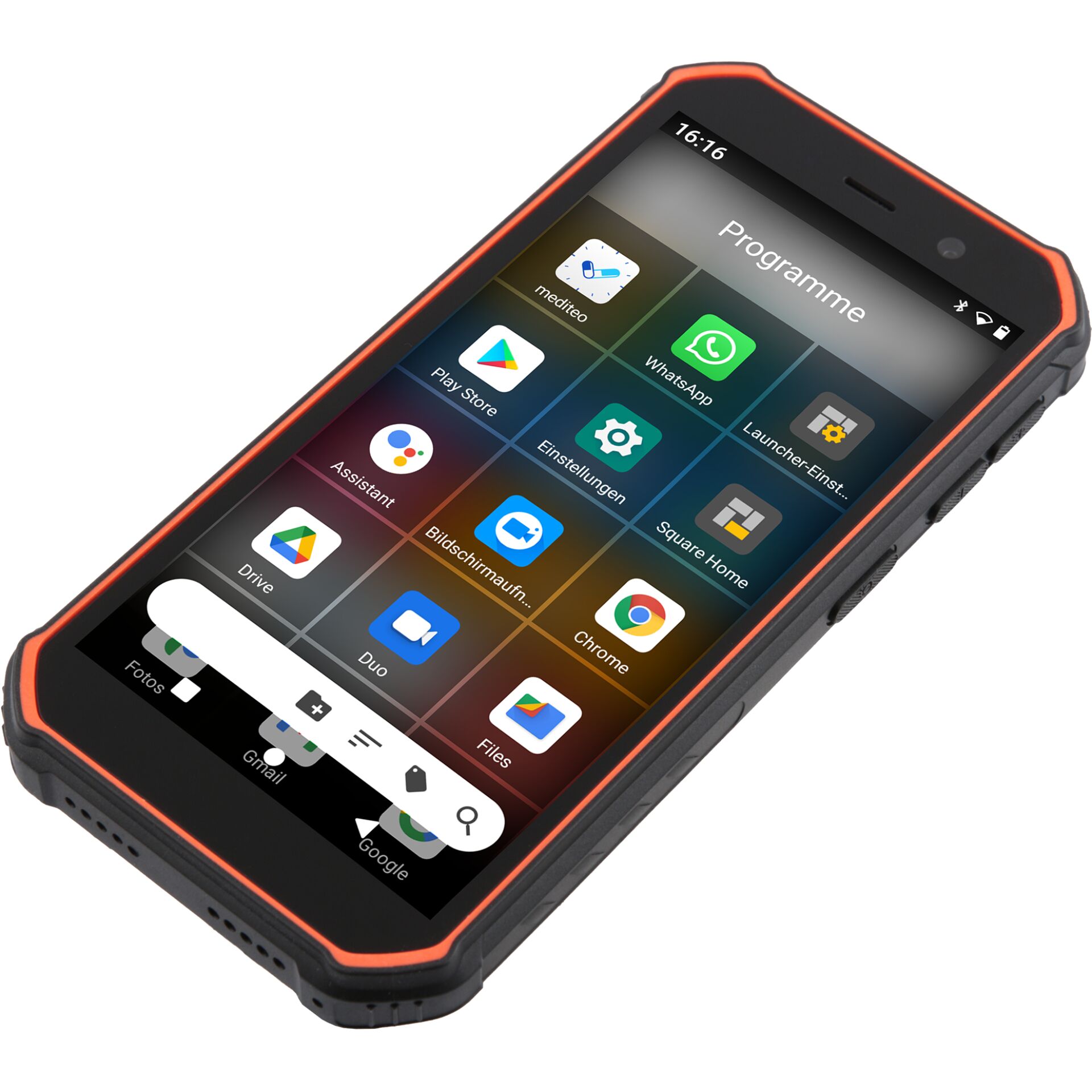 Olympia trek schwarz orange Smartphones