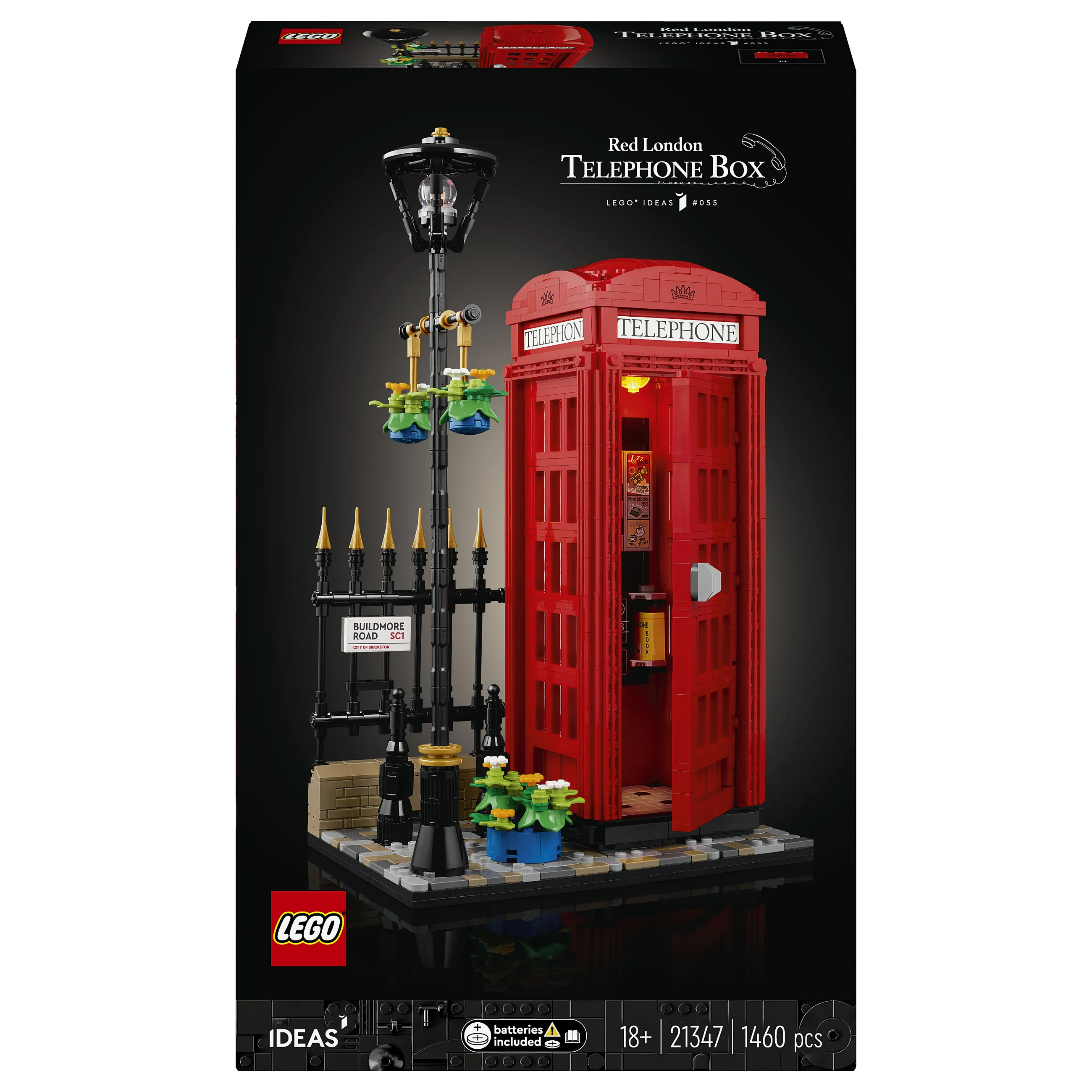 LEGO Ideas Rote Londoner Telefonzelle 21347 Spielwaren