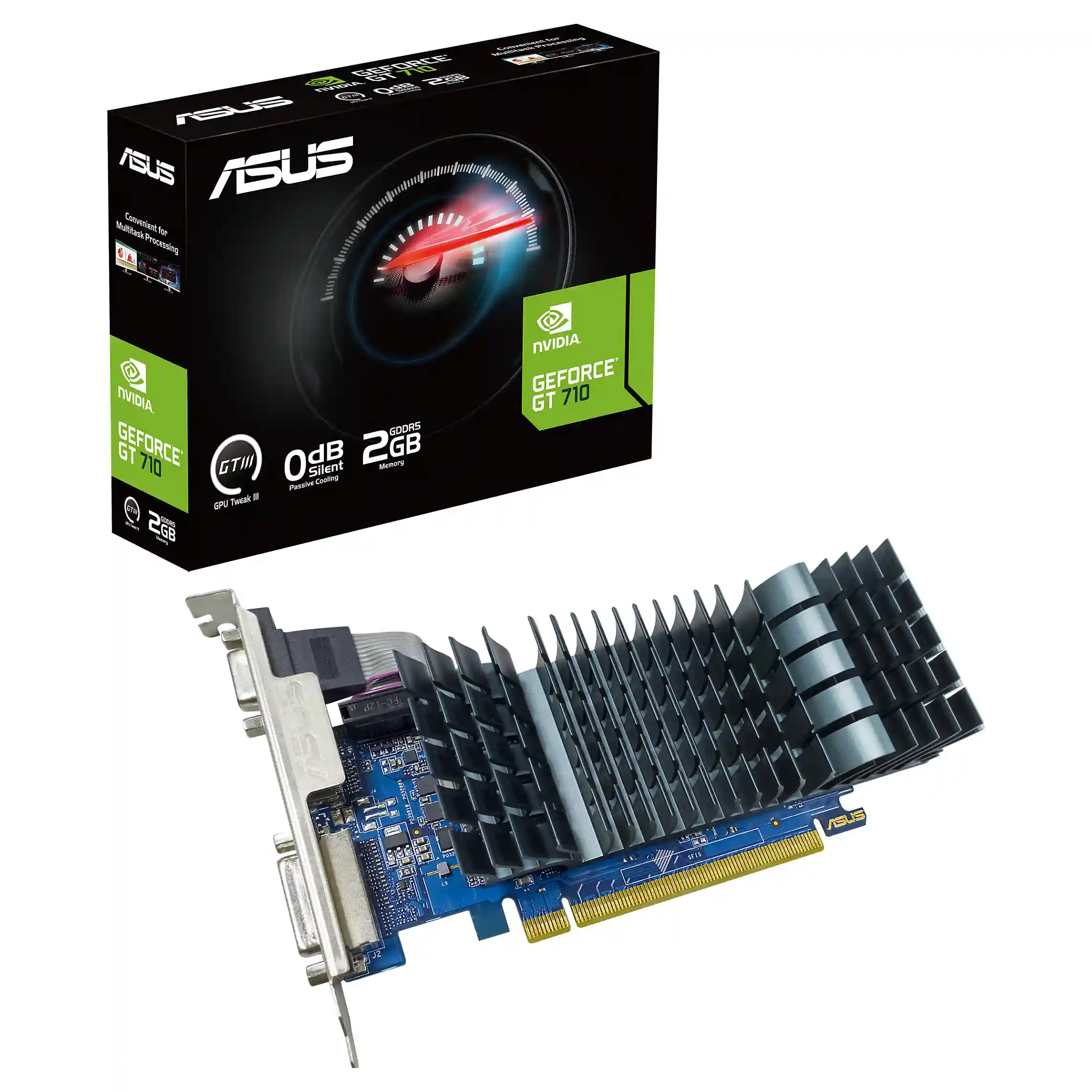 ASUS GT710 SL 2GD5 BRK EVO NVIDIA GeForce GT 710 2 GB GDDR5 PC-Zubehoer