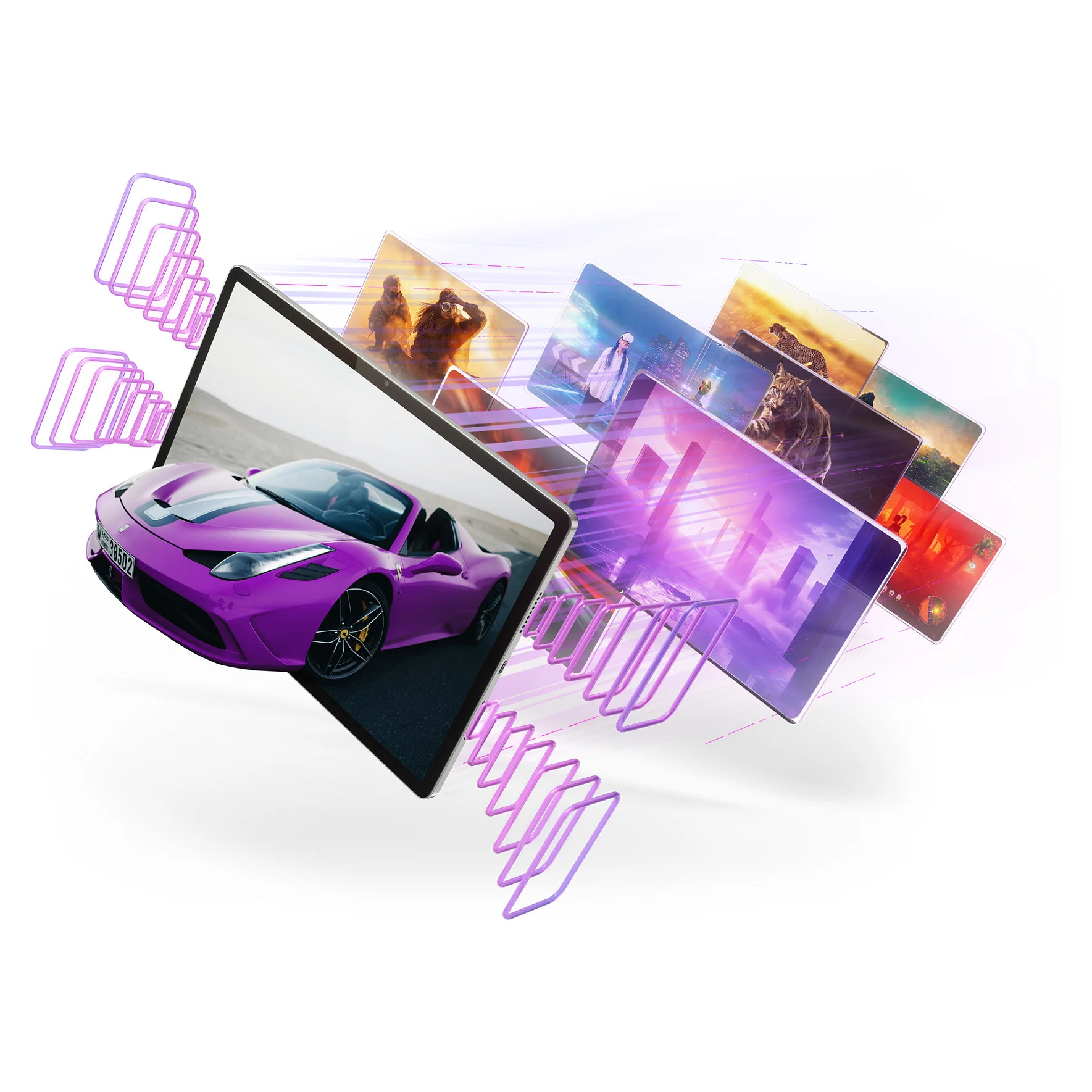 Lenovo Idea Tab Pro Mediatek 128 GB 32 3 cm  12 7   8 GB Wi Fi 6E  802 11ax  Android 14 Grau Tablets