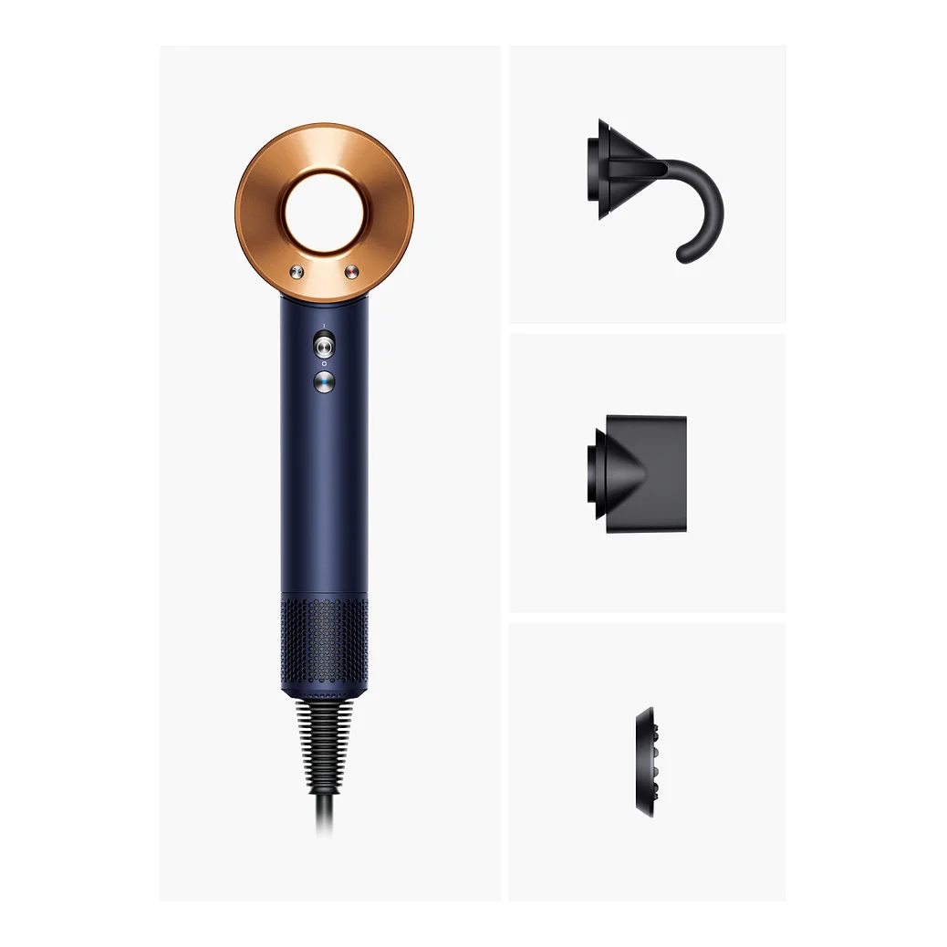 Dyson Supersonic Haartrockner Nachtblau Kupfer Koerperpflege