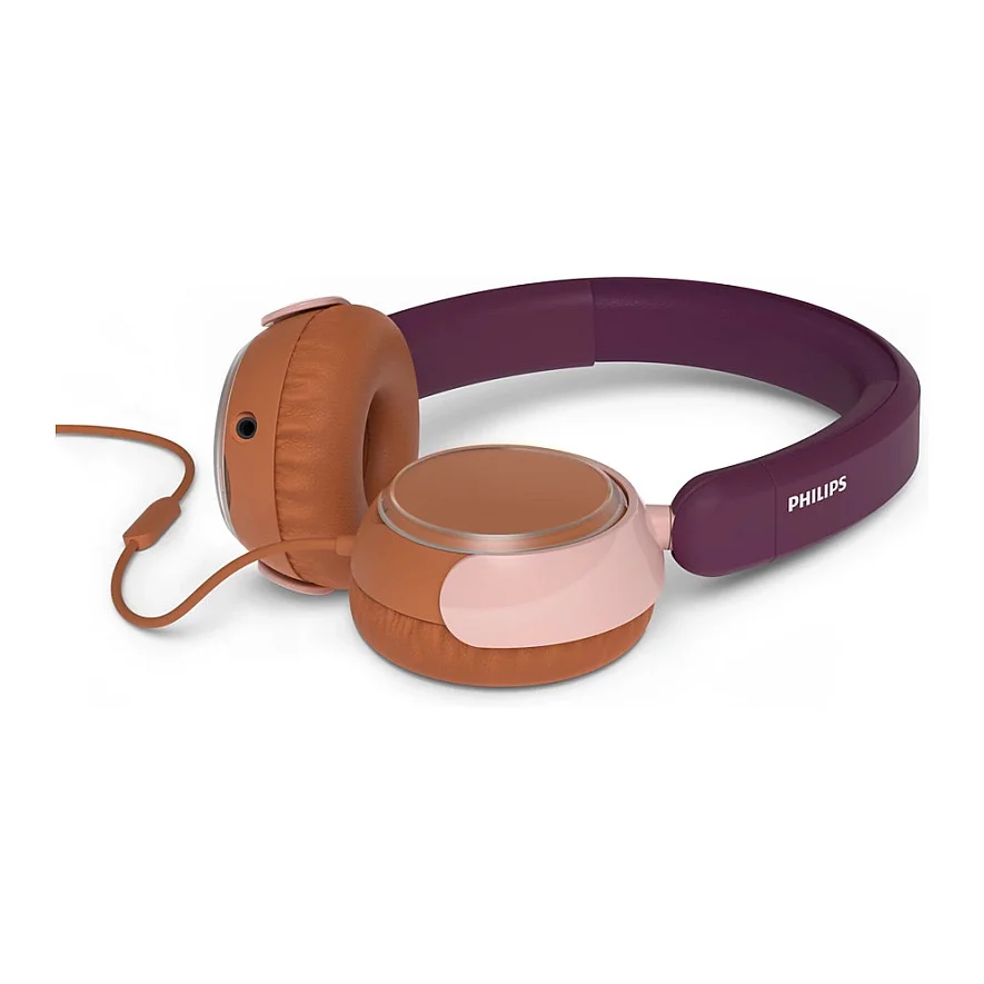 Philips 2000 series TAK2000MP 00 Kopfh rer   Headset Kabelgebunden Kopfband Anrufe Musik USB Typ C Orange  Violett  Rose Over-Ear