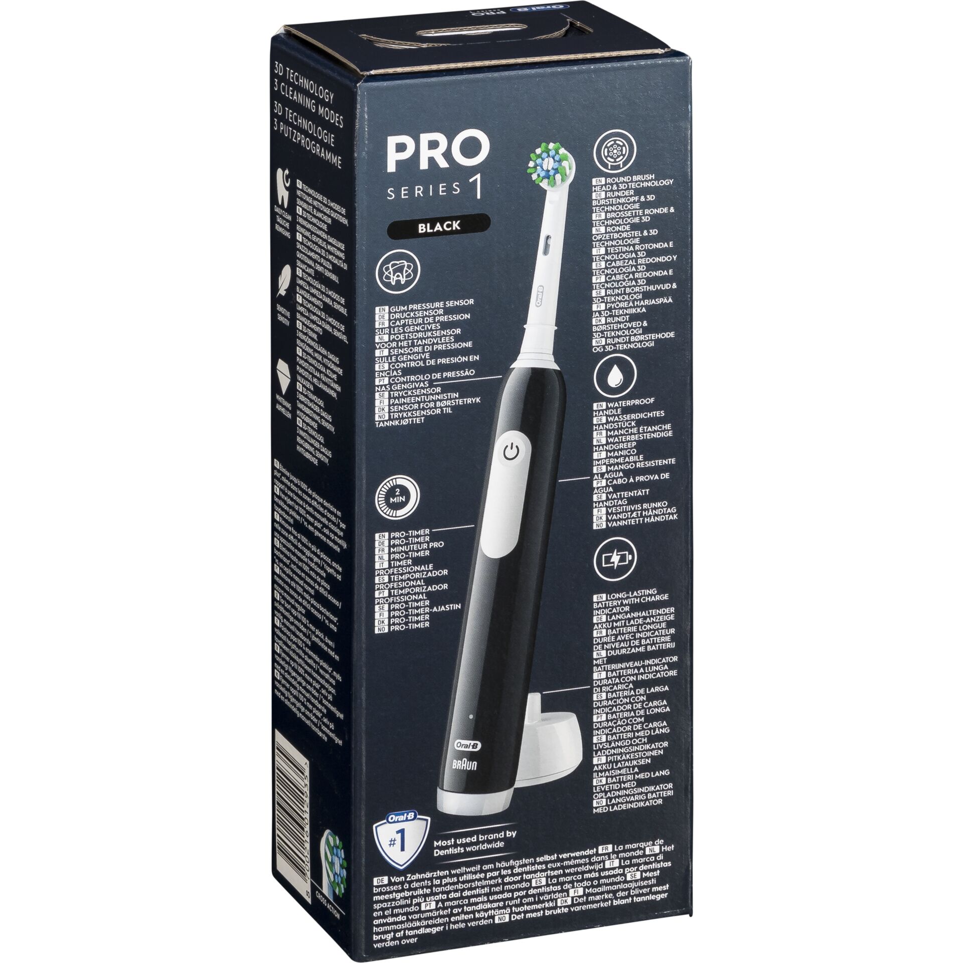 Oral B Pro 1 Cross Action Black Zahnpflege