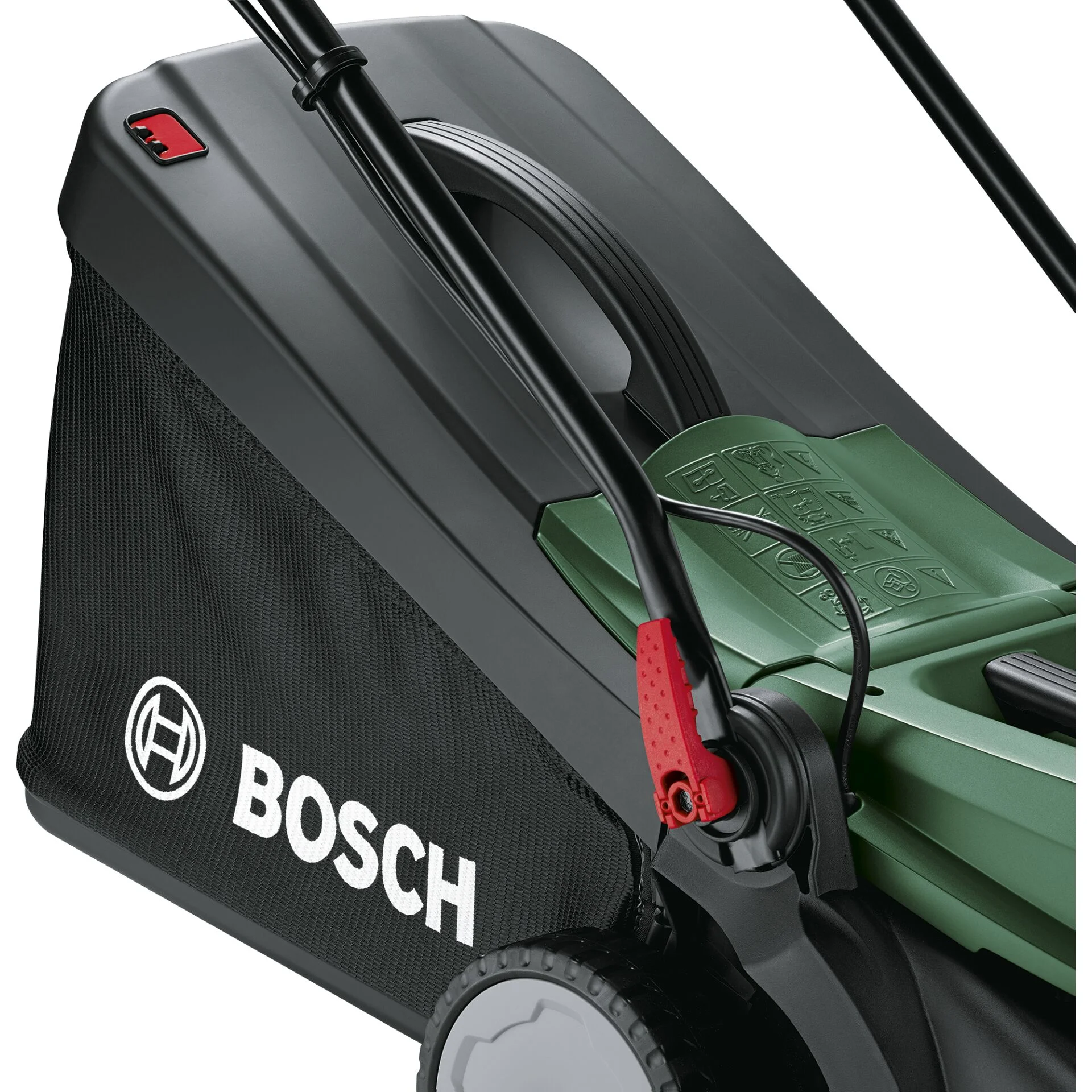 Bosch 37 550 Rasenmaeher mit Radantrieb Akku Schwarz  Gruen Gartenmaschinen