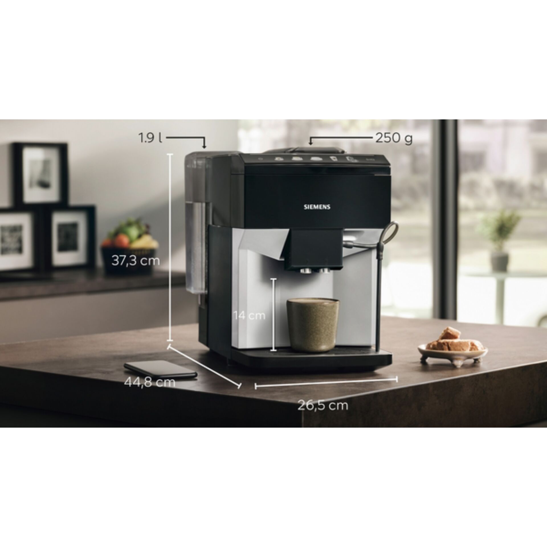 Siemens TP 511 D01 EQ 500 Classic Kaffeevollautomaten