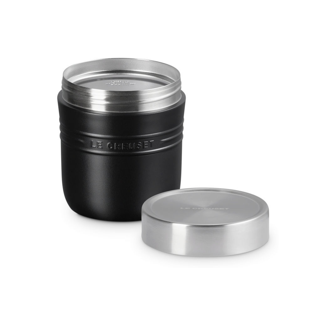 Le Creuset Thermobehaelter On The Go 500 ml  Schwarz Matt Kueche