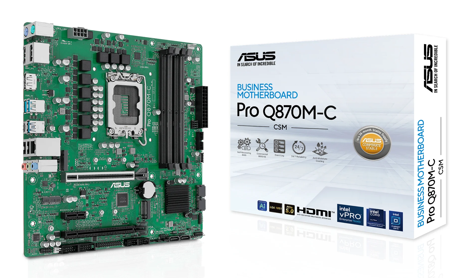 ASUS MB PRO Q870M C CSM PC-Zubehoer