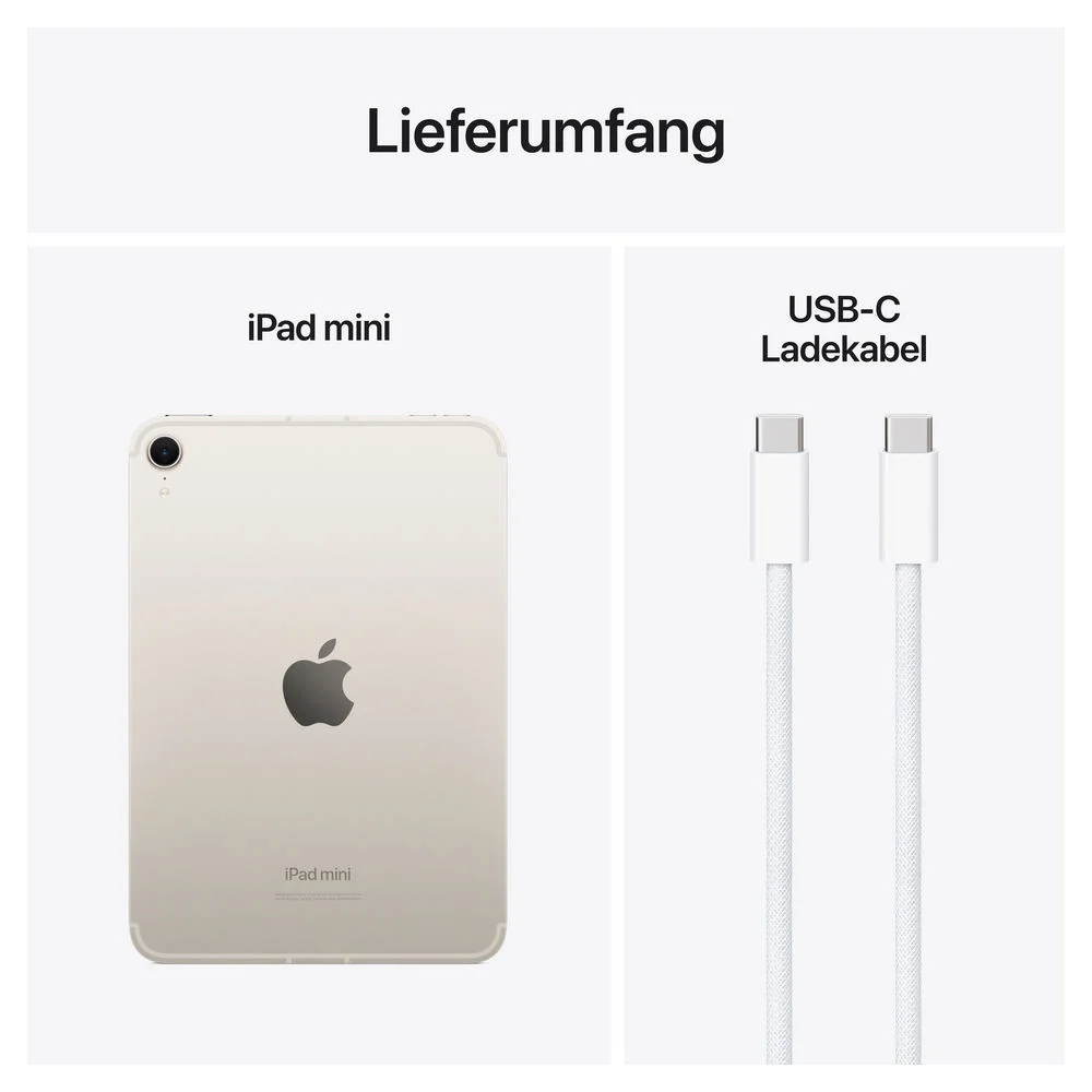 Apple ipad mini wi fi   cellular 128gb   starlight Notebooks & E-Book Reader