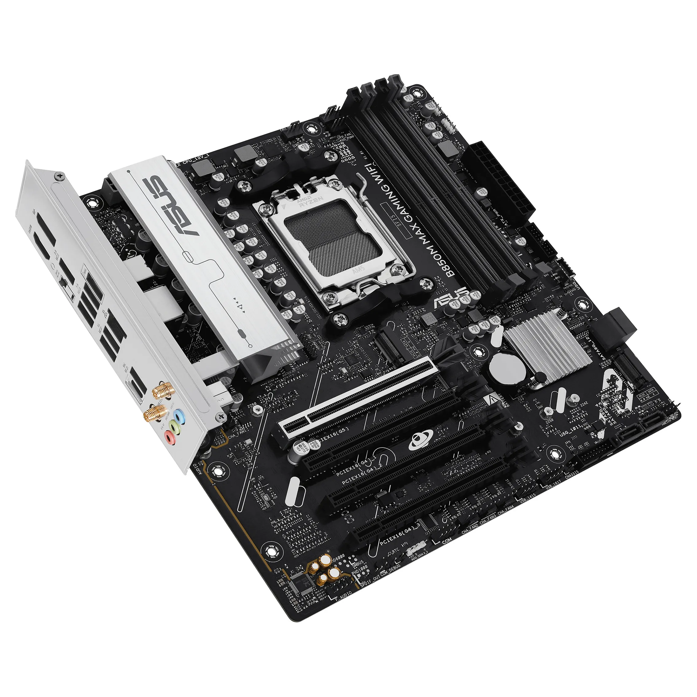 ASUS B850M MAX GAMING WIFI AMD B850 Sockel AM5 micro ATX PC-Komponenten