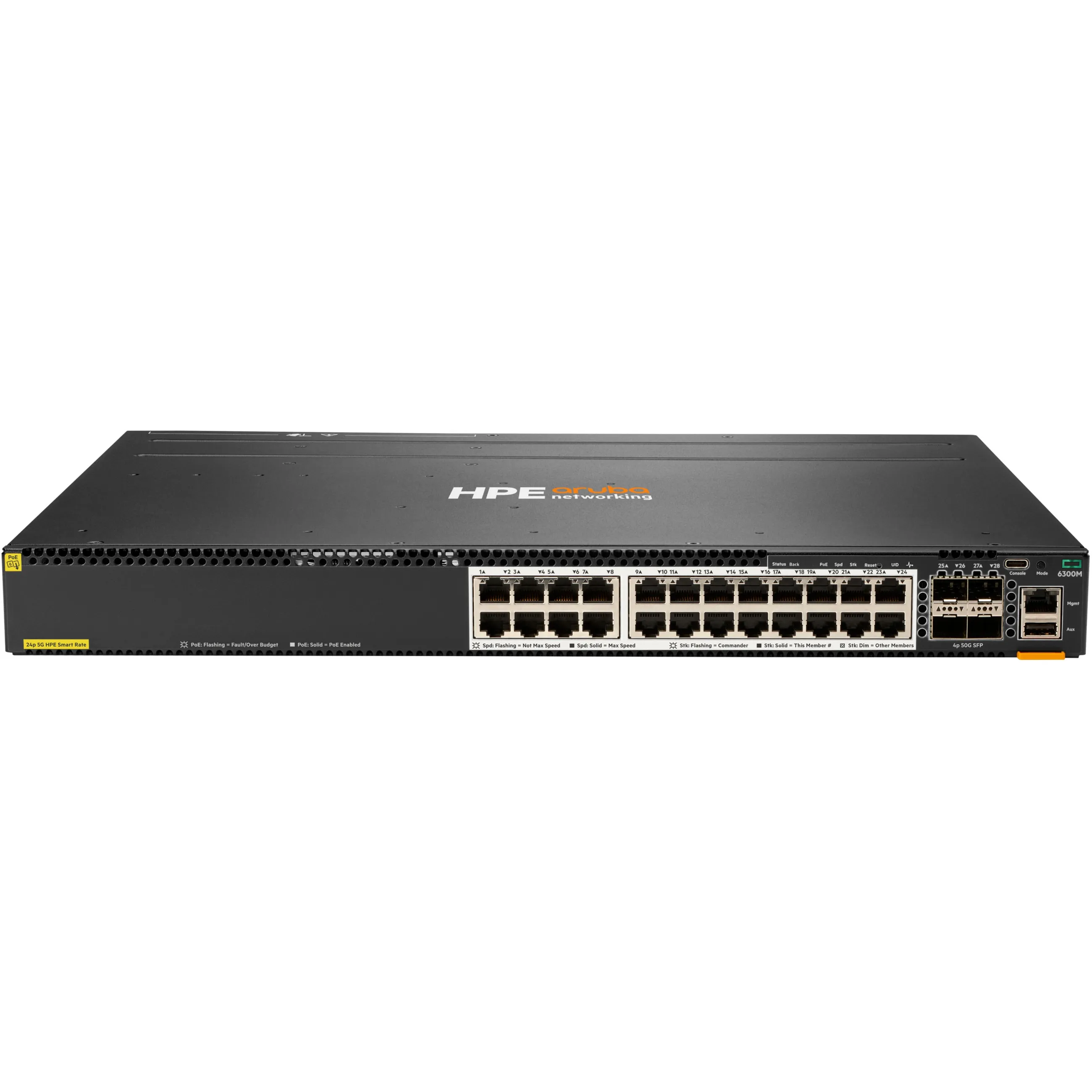 HP Enterprise ARUBA 6300M 24SR5 CL6 POE STOCK Netzwerk