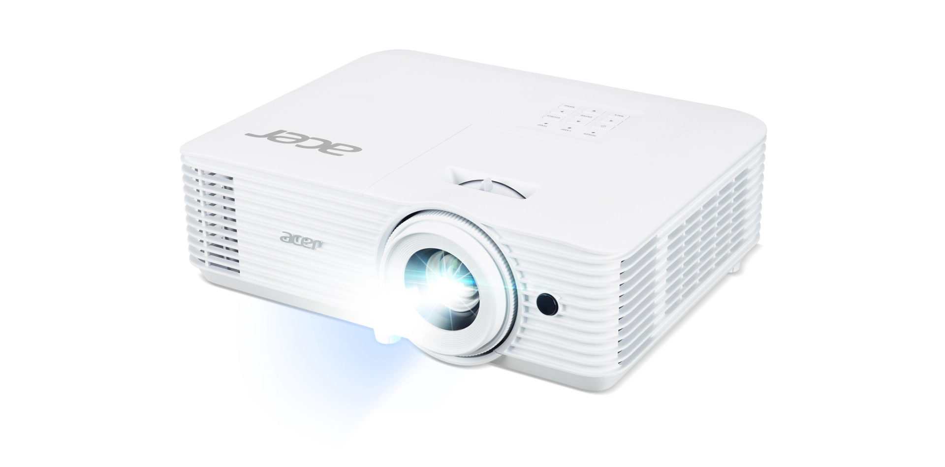 Acer  3840x2160  H6805BDa DLP 4000 Lumen 16 9 HDMI VGA USB Speaker 3D UHD White Video & Audio