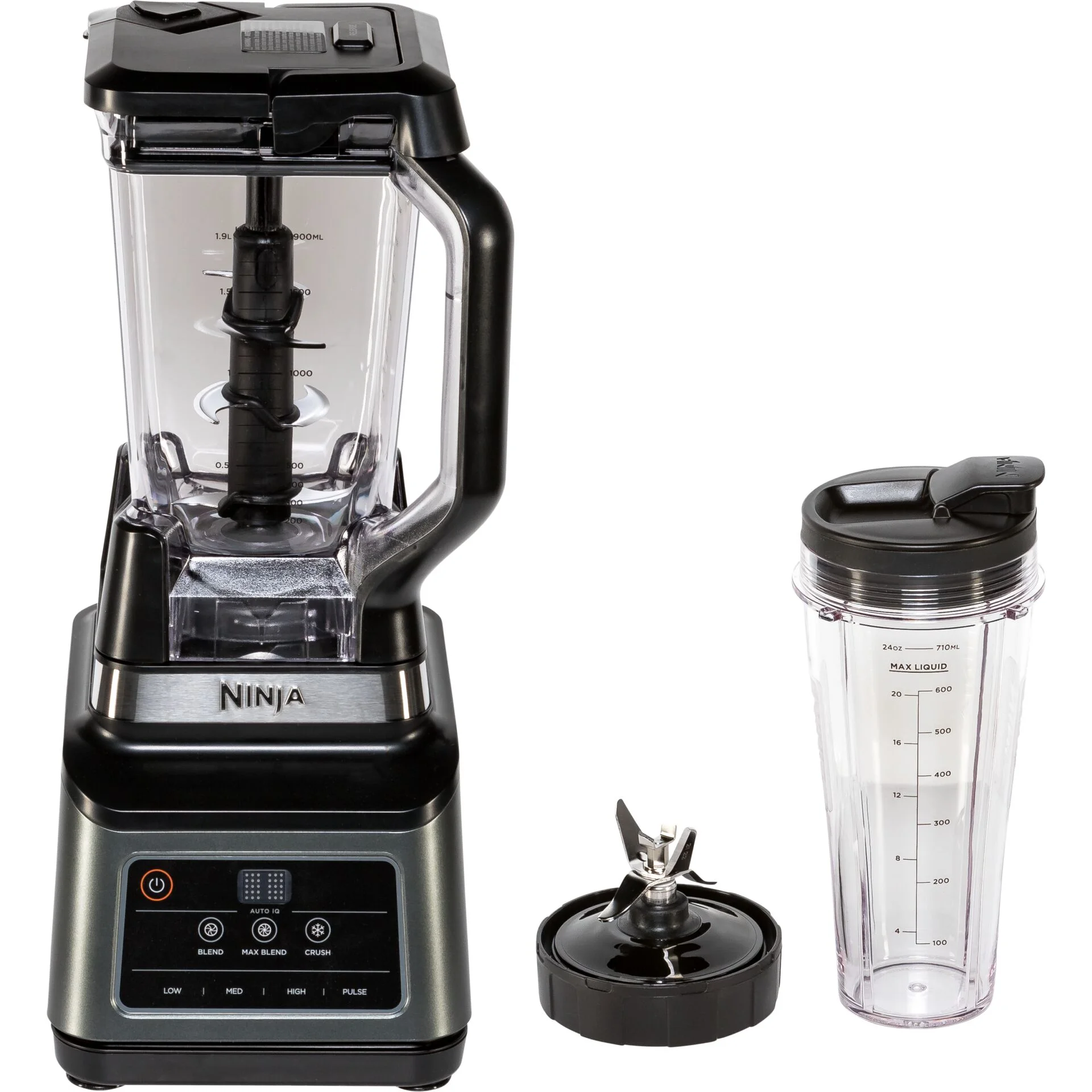 Ninja NINJA BN750EU 2 in 1 Standmixer schwarz silber Mixer & Zerkleinerer