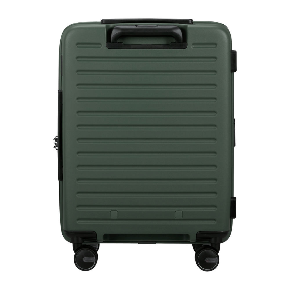 SAMSONITE 4 Rollen Bordtrolley RESTACKD mit Packwuerfel S M  55 cm  sage Taschen & Rucksaecke