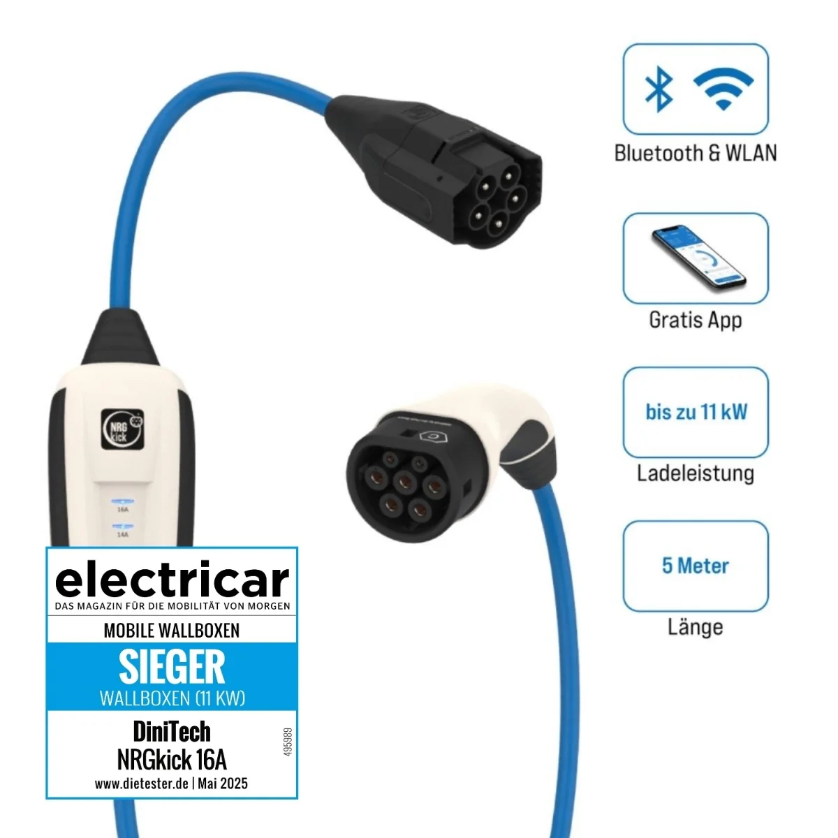 NRGkick 16A Pure 5m 17501000 mobile Ladestation Wallboxen