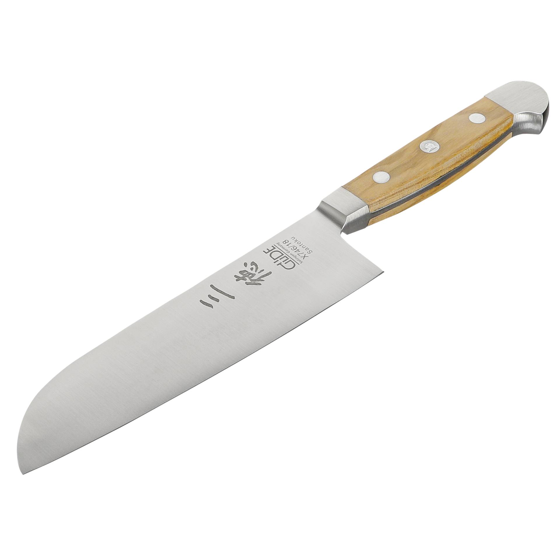 Guede Alpha Santoku 18 cm Olive Besteck & Aufbewahrung
