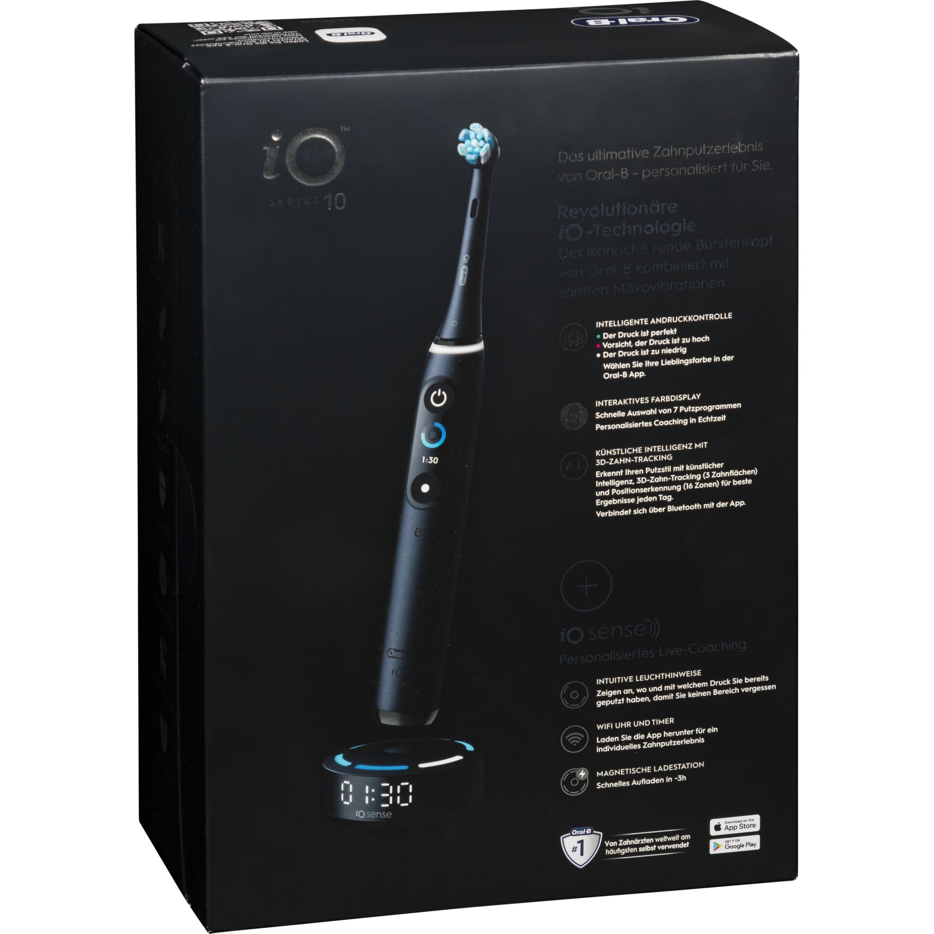 Braun Oral B iO Series 10 Cosmic Black Zahnpflege