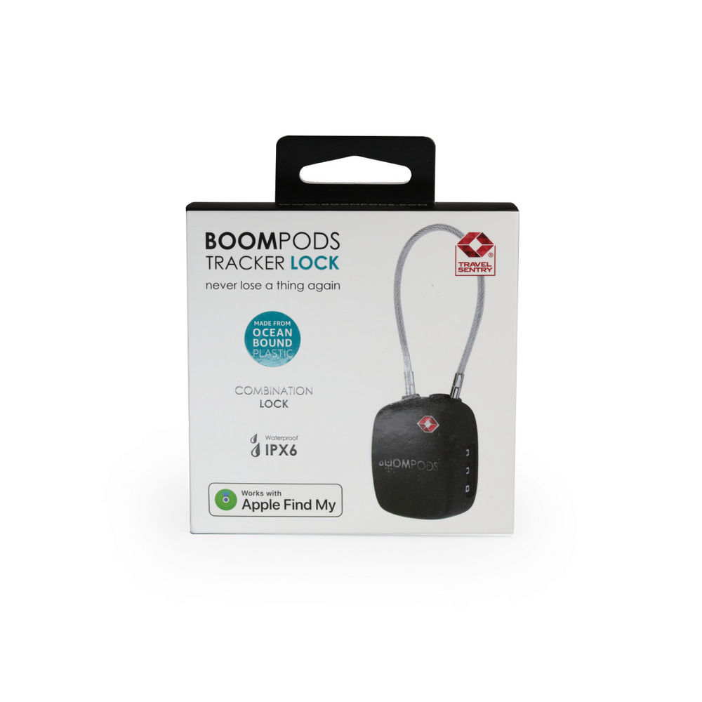 Boompods Boomtag TSA Lock  Schwarz Handys & Tablets