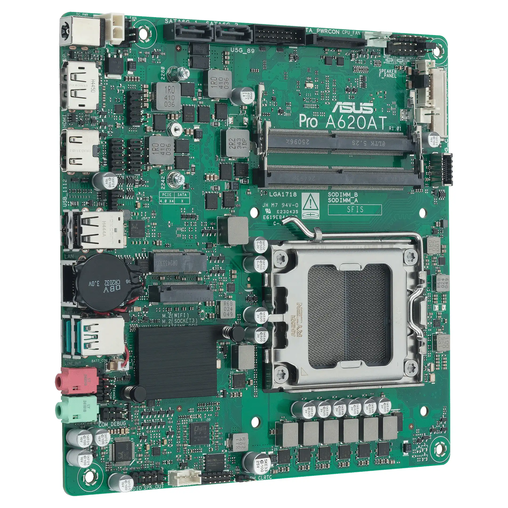 ASUS Pro A620AT CSM AMD A620A Sockel AM5 Thin Mini ITX PC-Komponenten