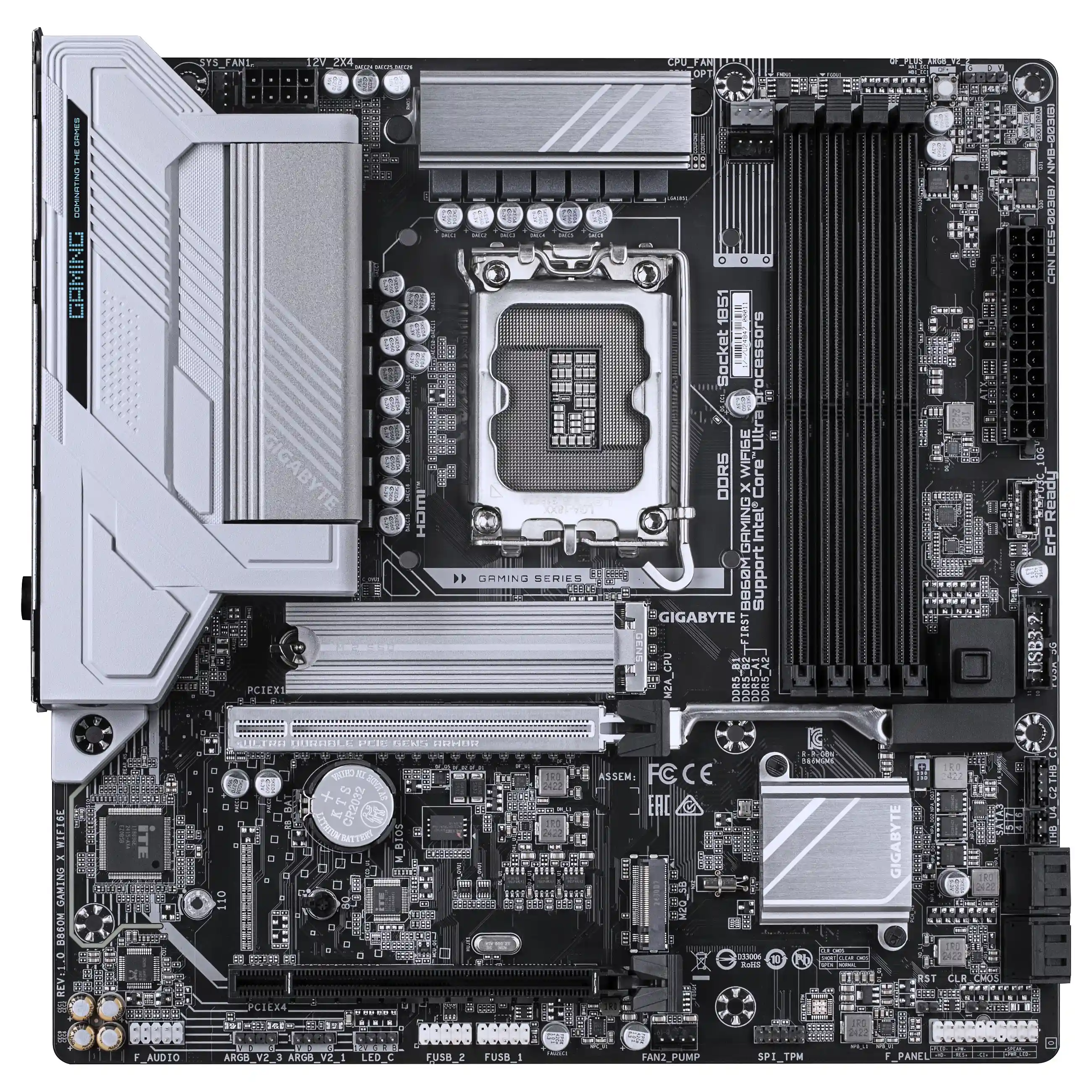 Gigabyte LGA1851 B860M GAMING X WIFI6E PC-Zubehoer