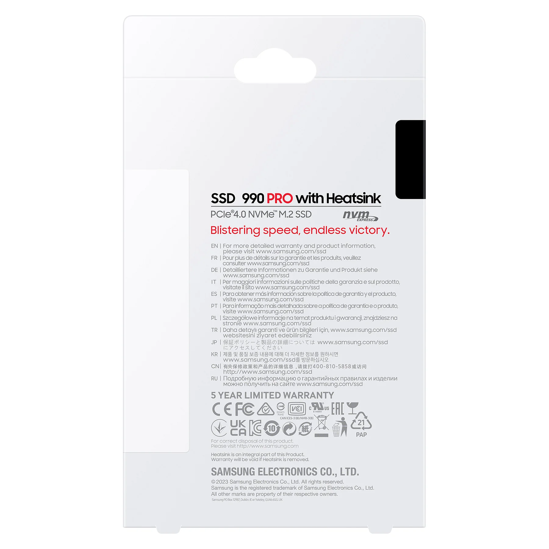 Samsung 990 Pro 4 TB M 2 PCI Express 4 0 NVMe V NAND TLC Speichermedien