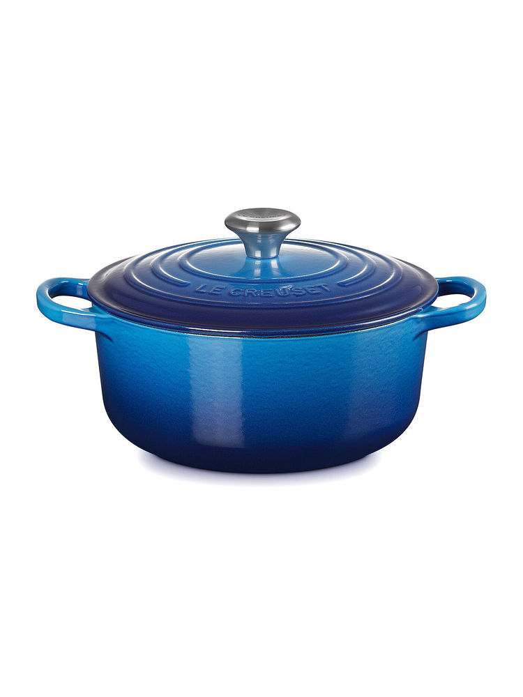 Le Creuset Braeter Signature  rund  20 cm  azure Pfannen & Toepfe