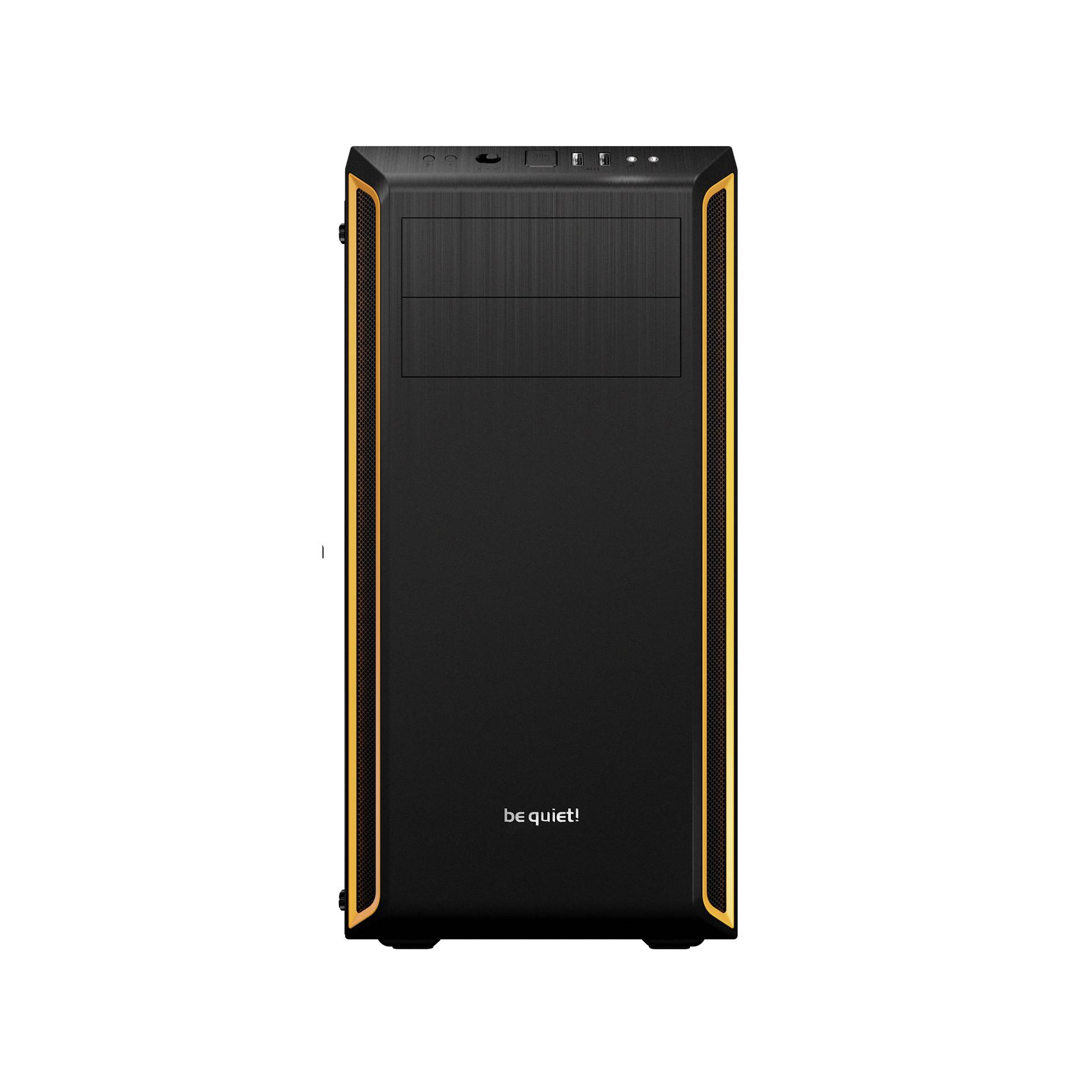 be quiet  Pure Base 600 Window Midi Tower Schwarz  Orange PC-Komponenten