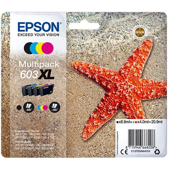 Epson Multipack 4 colours 603 XL T 03A6 Drucker & Scanner
