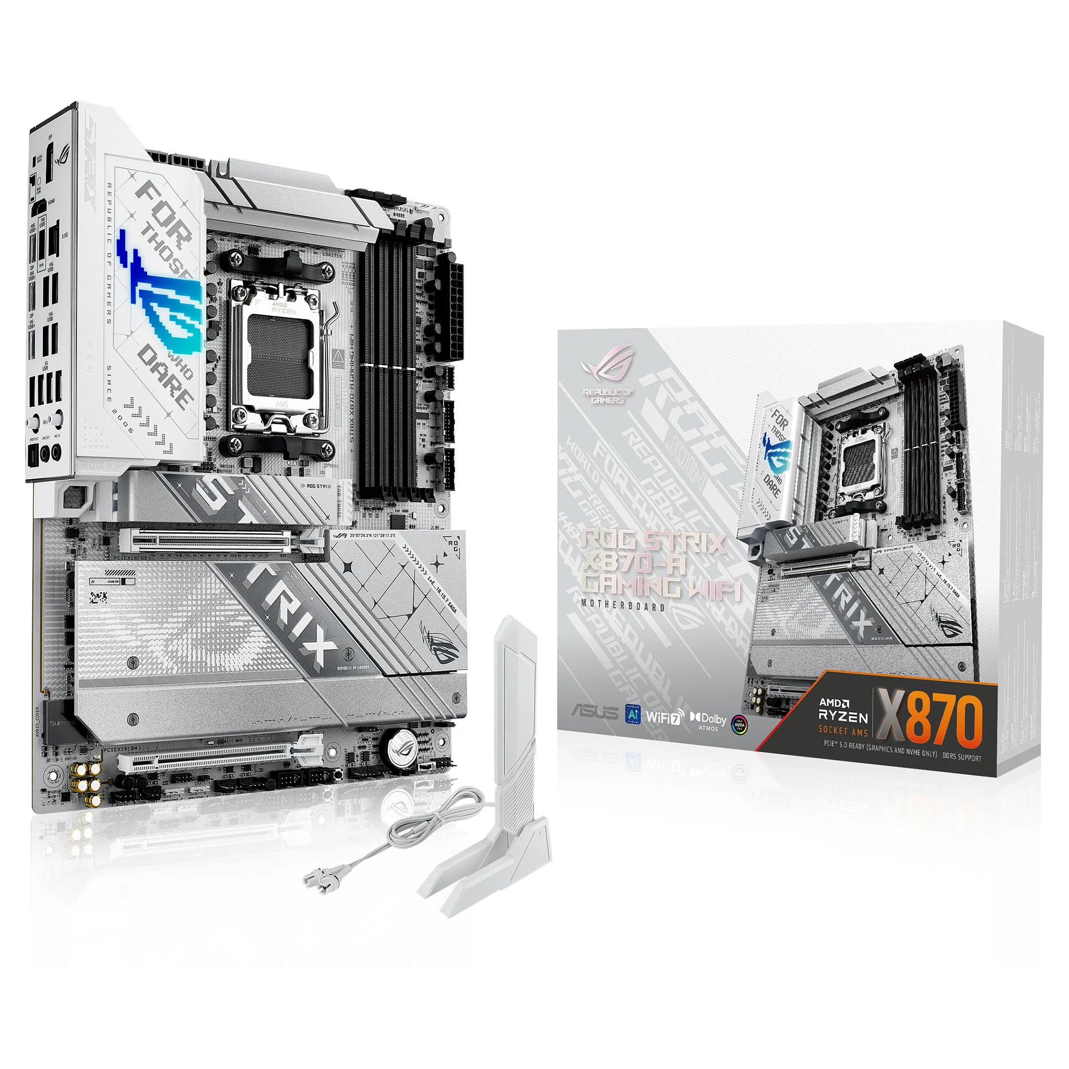 ASUS ROG STRIX X870 A GAMING WIFI AMD X870 Sockel AM5 ATX PC-Komponenten